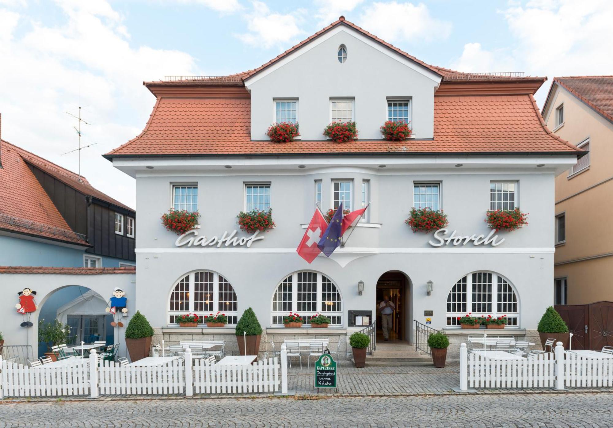 Hotel Gasthof Zum Storch Schlüsselfeld Dış mekan fotoğraf